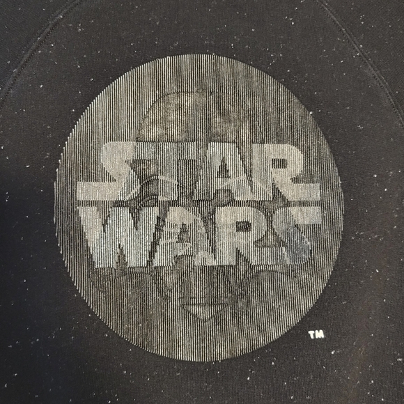 Zara: Starwars Vader Boys 8 Black Long Sleeve Hologram print Sweat Shirt - Picture 2 of 8